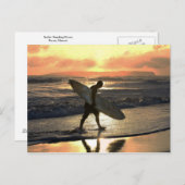 Hawaiian Surfer startpunt Briefkaart (Voorkant / Achterkant)