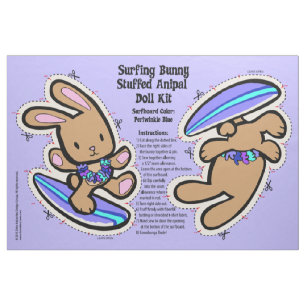 Hawaiian Surfing Bunny Doll Kit & Gevulde Dier Stof