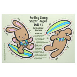 Hawaiian Surfing Bunny Doll Kit & Stuffed Animal Stof