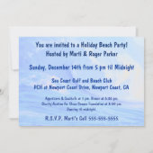 Hawaiian Surfing Bunny Holiday Cartoon Kaart (Achterkant)