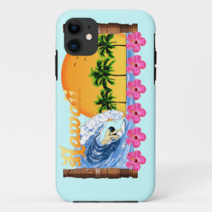 Hawaiian Surfing iPhone 11 Hoesje