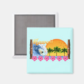 Hawaiian Surfing Magneet (Voorkant / Achterkant)