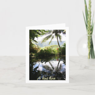 Hawaiian Sympathie Dank u van de familie Bedankkaart