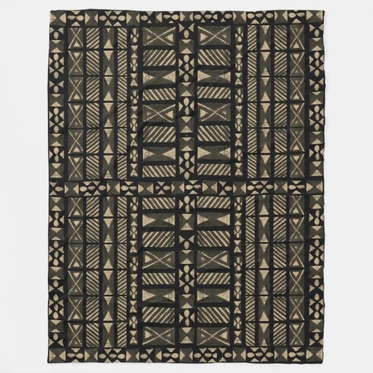 Hawaiian Tapa Pattern Fleece Deken (Voorkant)
