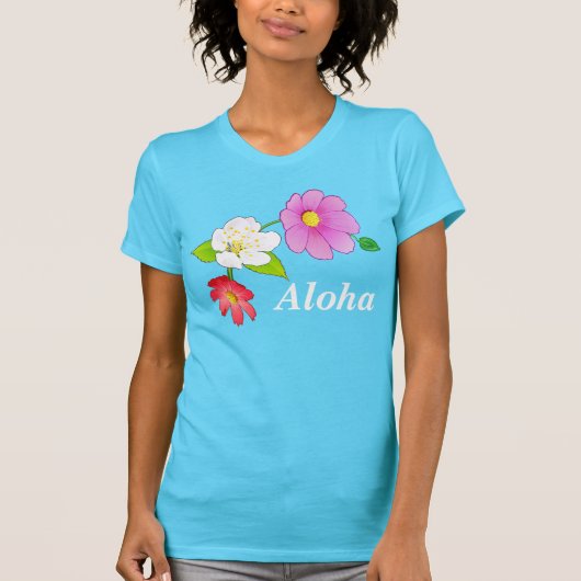 Hawaiian Tee Shirts for Women (Voorkant)