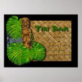 Hawaiian Tiki Bar Poster (Voorkant)