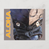 Hawaiian Tiki Carving Briefkaart (Voorkant)