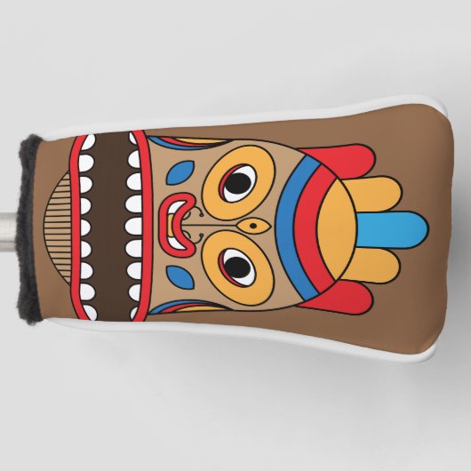 hawaiian tiki golfheadcover (Voorkant)