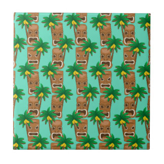 Hawaiian Tiki herhaal patroon Tegeltje
