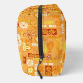Hawaiian Tiki Icons Travel Bag Toilettasje (Rechts)