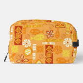 Hawaiian Tiki Icons Travel Bag Toilettasje (Achterkant)