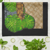 Hawaiian Tiki Lauhala Kitchen Towels 2 Theedoek (Gevouwen)