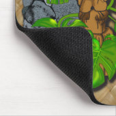 Hawaiian Tiki Lauhala Mousepad Muismat (Hoek)