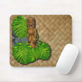 Hawaiian Tiki Lauhala Mousepad Muismat (Met muis)