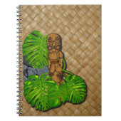 Hawaiian Tiki Lauhala notebook Notitieboek (Voorkant)