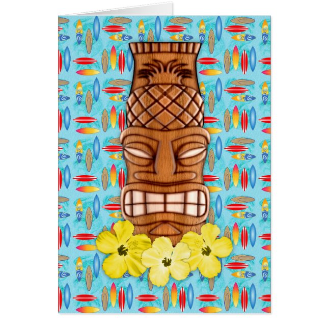 Hawaiian Tiki Mask (Voorkant)