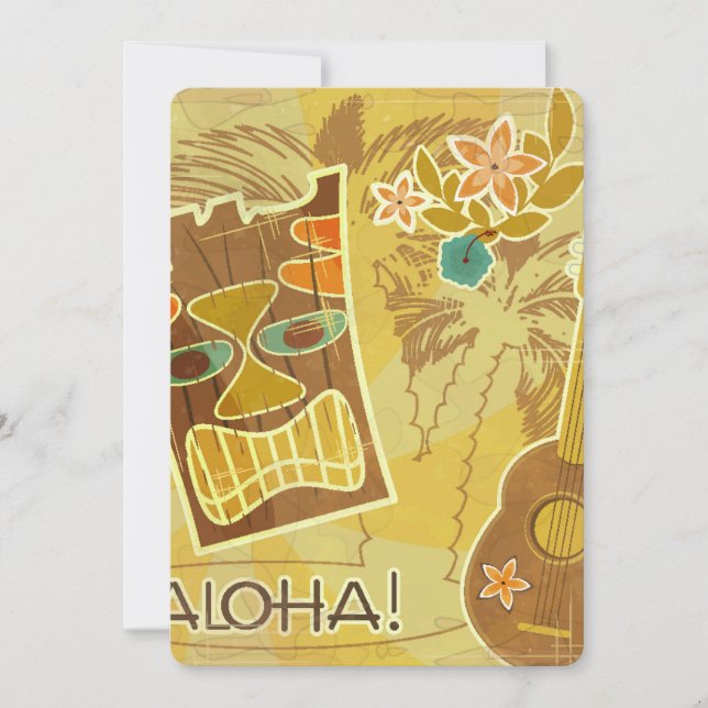 Hawaiian Tiki Mask (Voorkant)