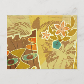 Hawaiian Tiki Mask Briefkaart