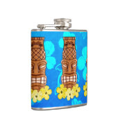 Hawaiian Tiki Mask Heupfles (Rechts)