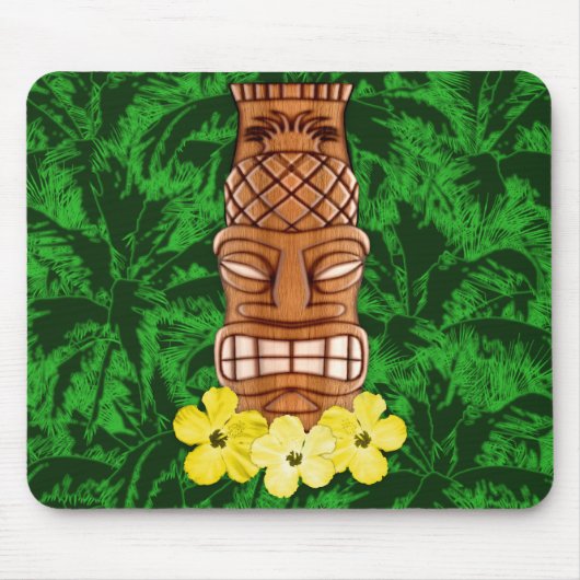 Hawaiian Tiki Mask Muismat (Voorkant)