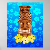 Hawaiian Tiki Mask Poster (Voorkant)