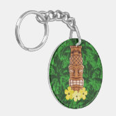 Hawaiian Tiki Mask Sleutelhanger (Voorkant Links)