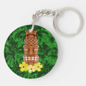Hawaiian Tiki Mask Sleutelhanger (Achterkant)