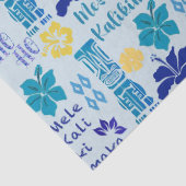 Hawaiian Tiki Mele Kalikimaka 2 Tissuepapier (Detail)