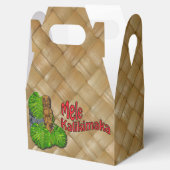 Hawaiian Tiki Mele Kalikimaka Kerstmis Favor Box Bedankdoosjes (Geopend)