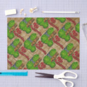 Hawaiian Tiki Mele Kalikimaka Kerstmis  Tissuepapier (Craft)