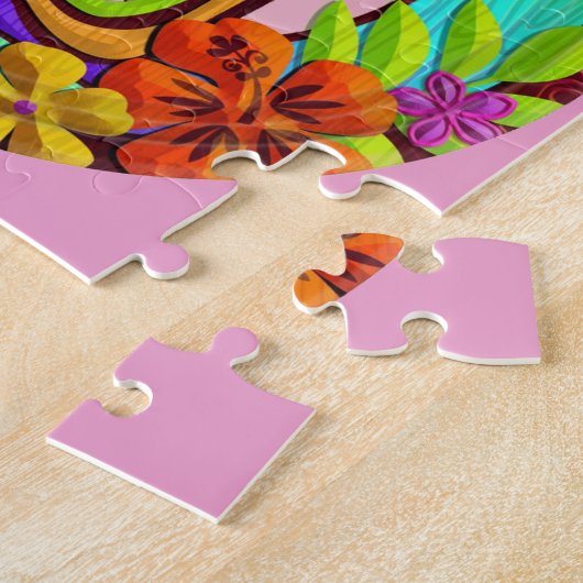 Hawaiian Tiki Puzzle Legpuzzel (Zijkant)
