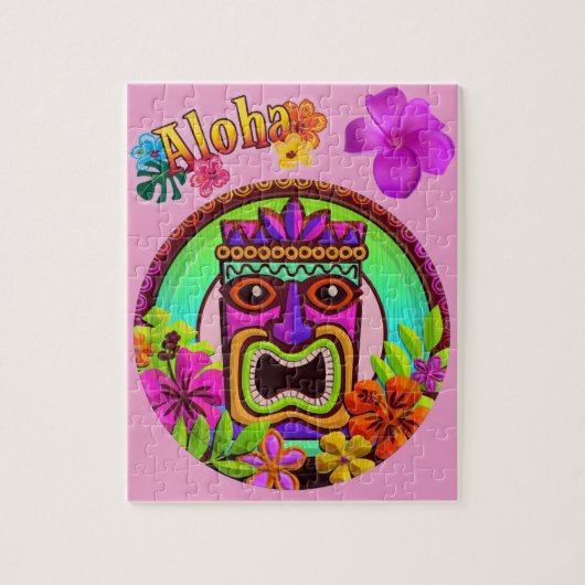 Hawaiian Tiki Puzzle Legpuzzel (Verticaal)