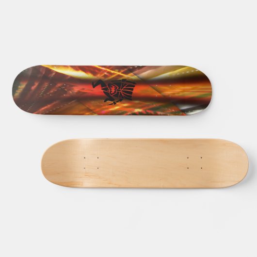 Hawaiian Tiki Skateboard Design (Horizontaal)