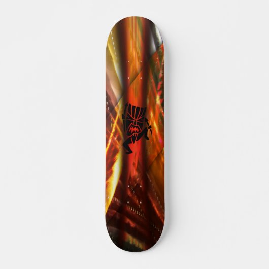 Hawaiian Tiki Skateboard Design (Voorkant)
