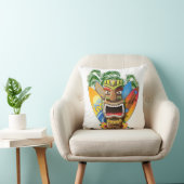 Hawaiian Tiki Surfing Kussen (Stoel)