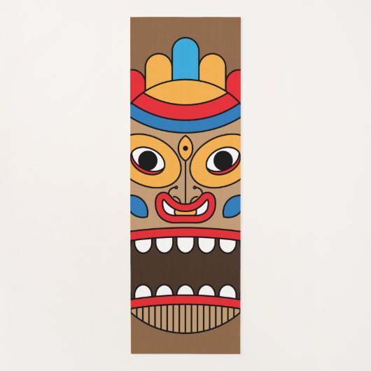 hawaiian tiki yogamat (Voorkant)