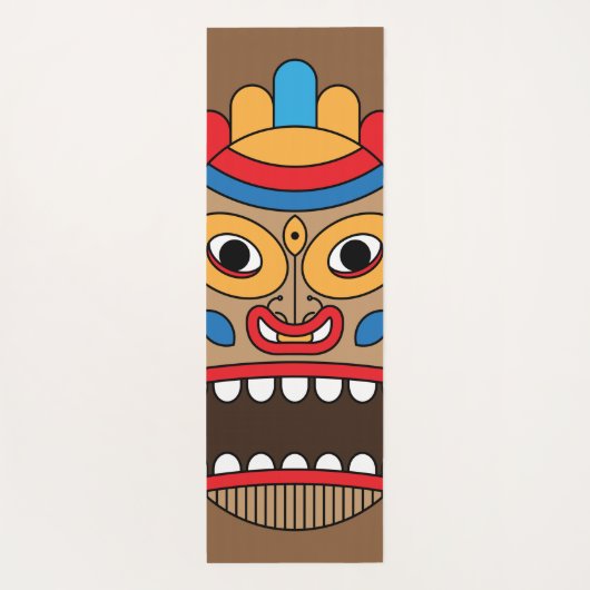 hawaiian tiki yogamat (Achterkant)