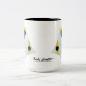 Hawaiian Tinker's Butterflyfish Tweekleurige Koffiemok (Center)