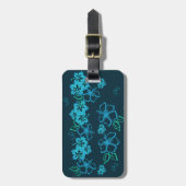 Hawaiian Tonal Hibiscus Bagagelabel (Voorkant verticaal)