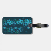 Hawaiian Tonal Hibiscus Bagagelabel (Achterkant horizontaal)