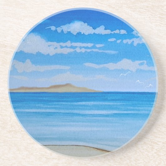 Hawaiian Tradewinds Zandsteen Onderzetter (Voorkant)