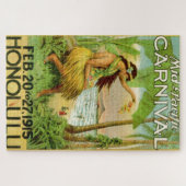  Hawaiian Travel Art Illustratie Oude Reis Legpuzzel (Horizontaal)