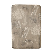  Hawaiian Travel Collage in Taupe Badmat (Voorkant Verticaal)