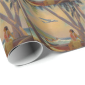 Hawaiian Travel - Hawaii Girl Dancer Cadeaupapier (Rol Hoek)