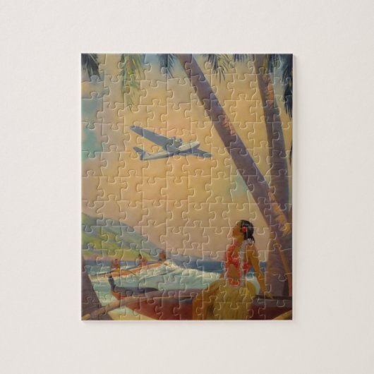  Hawaiian Travel - Hawaii Girl Dancer Legpuzzel (Verticaal)