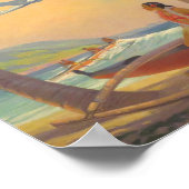 Hawaiian Travel - Hawaii Girl Dancer Poster (Hoek)