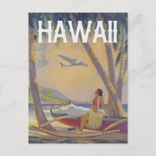  Hawaiian Travel - Hawaii Hula Dancer   Briefkaart