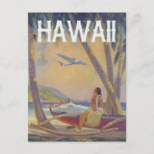 Hawaiian Travel - Hawaii Hula Dancer Briefkaart (Voorkant)