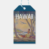 Hawaiian Travel - Hawaii Hula Dancer Cadeaulabel (Voorkant)