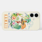  Hawaiian Travel Poster Telefoonhoes Case-Mate iPhone Case (Achterkant (horizontaal))